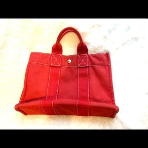 Hermes Toile Fourre Tout Bag